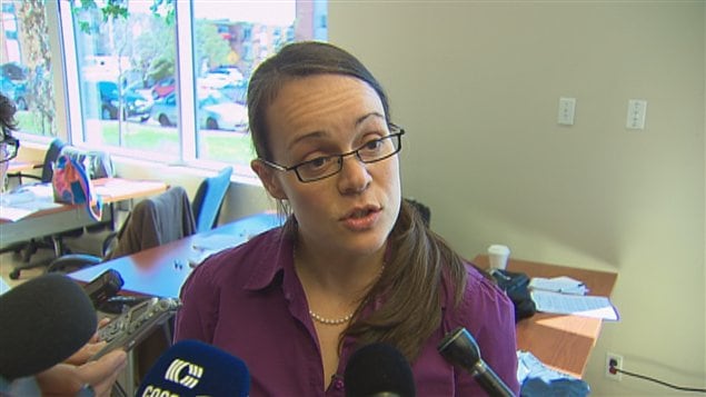 Véronique Lalande, du comité Vigilance Port de Québec Véronique Lalande, du comité Vigilance Port de Québec