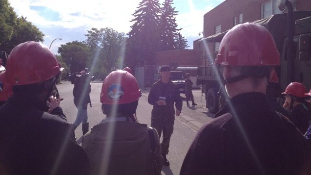 L'armée à Calgary, le 23 juin 2013 L'armée à Calgary, le 23 juin 2013