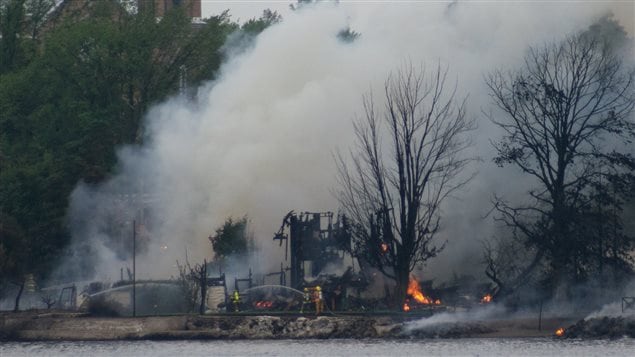 Incendie à Lac-Mégantic Incendie à Lac-Mégantic