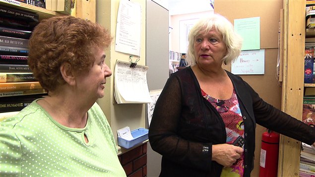 La bénévole de Cultures à partager de Rimouski, Ginette Trudel, et la présidente de l'organisme, Danielle Doyer La bénévole de Cultures à partager de Rimouski, Ginette Trudel, et la présidente de l'organisme, Danielle Doyer