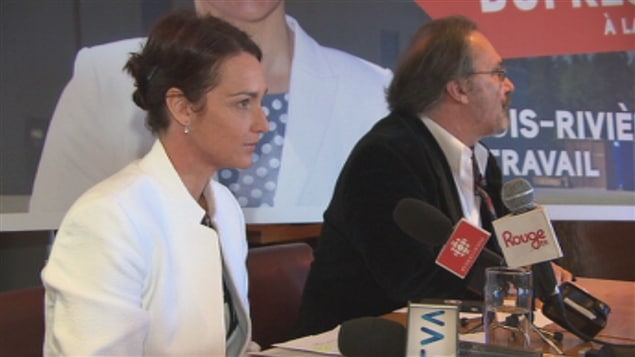 La candidate à la mairie de Trois-Rivières Catherine Dufresne La candidate à la mairie de Trois-Rivières Catherine Dufresne