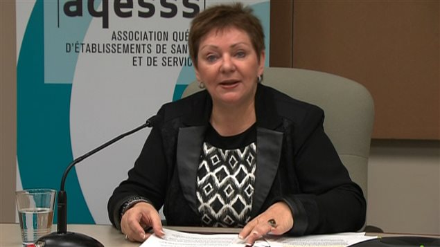 Diane Lavallée, directrice générale de l'Association québécoise d'établissements de santé et de services sociaux (AQESSS) Diane Lavallée, directrice générale de l'Association québécoise d'établissements de santé et de services sociaux (AQESSS)