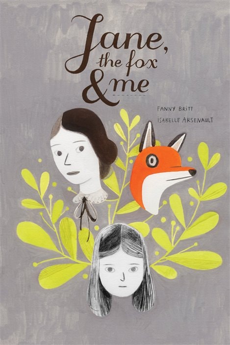 Détail de la couverture de Jane, the fox and me, la version anglaise de Jane, le renard et moi Détail de la couverture de Jane, the fox and me, la version anglaise de Jane, le renard et moi