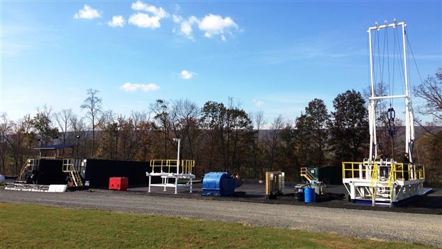 Le camp de forage de simulation, Shale Net Le camp de forage de simulation, Shale Net
