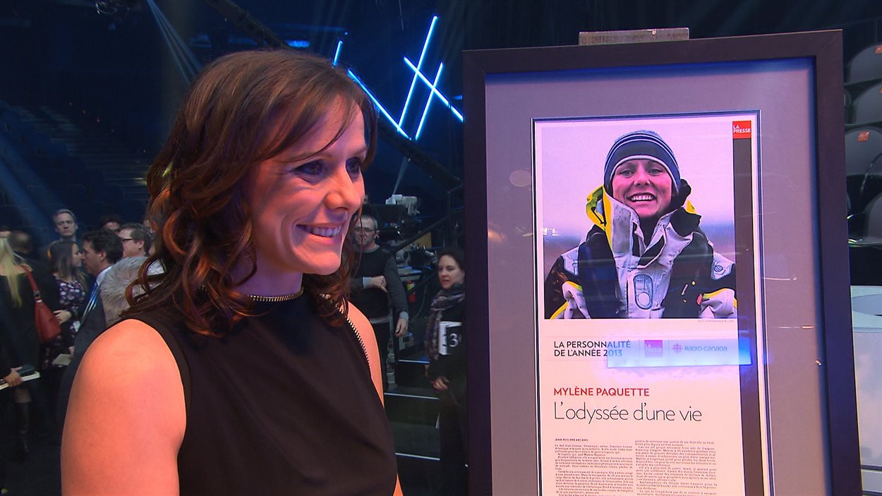 Mylène Paquette a été couronnée personnalité de l'année au Gala La Presse/Radio-Canada. Mylène Paquette a été couronnée personnalité de l'année au Gala La Presse/Radio-Canada.