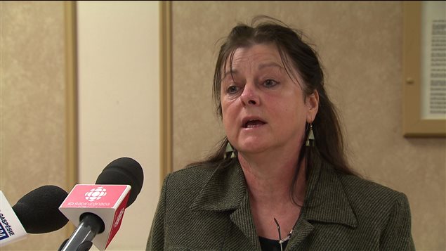 Lise Chartrand, porte-parole du regroupement Ensemble pour l'avenir durable du grand Gaspé Lise Chartrand, porte-parole du regroupement Ensemble pour l'avenir durable du grand Gaspé
