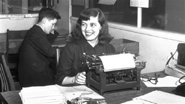Mavis Gallant à Montréal, dans les années 1940. Mavis Gallant à Montréal, dans les années 1940.