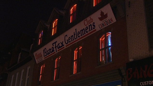 Façade du Club BareFax à Ottawa Façade du Club BareFax à Ottawa
