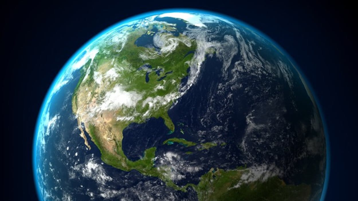 L'Amérique du Nord vue de l'espace L'Amérique du Nord vue de l'espace