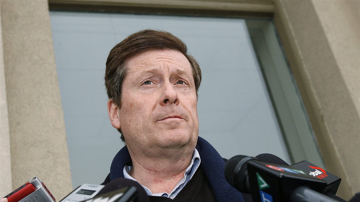 Le candidat à la mairie de Toronto, John Tory Le candidat à la mairie de Toronto, John Tory