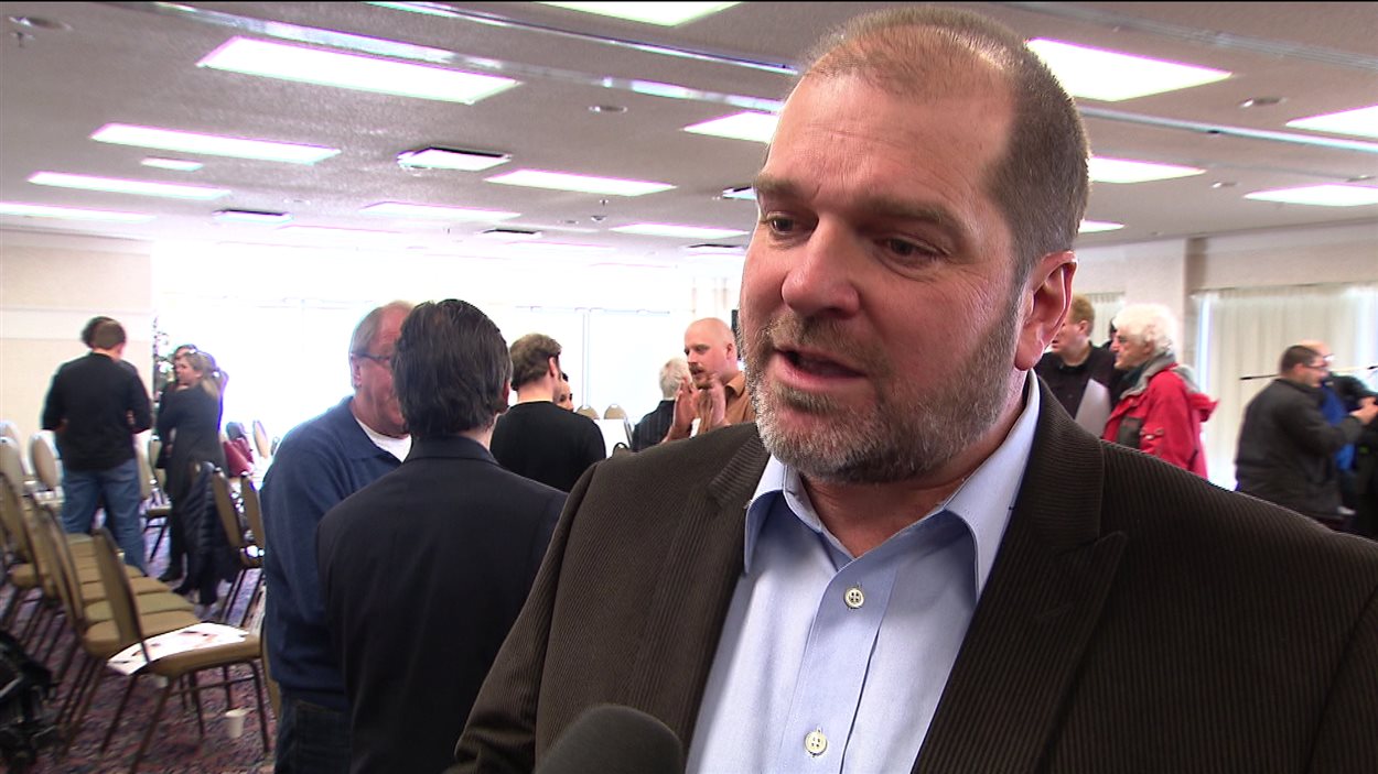 Harold Lebel, candidat du Parti québécois dans Rimouski Harold Lebel, candidat du Parti québécois dans Rimouski