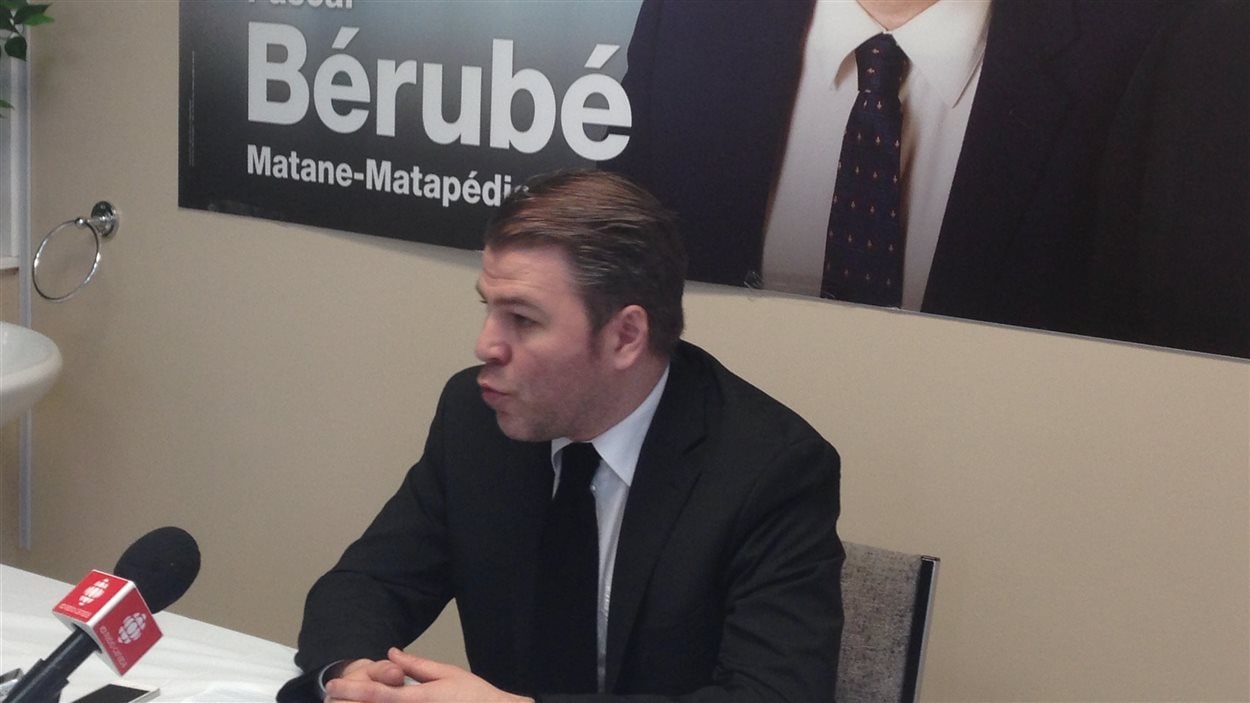 Le candidat du PQ dans Matane-Matapédia, Pascal Bérubé Le candidat du PQ dans Matane-Matapédia, Pascal Bérubé