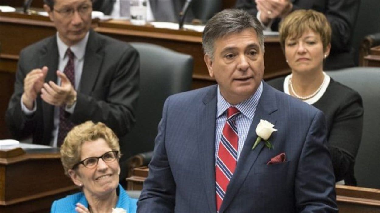 Le ministre des Finances de l'Ontario, Charles Sousa, prévoit un déficit de 12,5 milliards de dollars dans le budget 2014-2015 de 130,4 milliards dévoilé il y a deux semaines.
La dette nette ontarienne sera de 317,2 milliards $ dans deux ans, ce qui représente 21 019 $ par personne. Lorsque les libéraux ont pris le pouvoir en Ontario en 2003-2004, la dette nette était de 10 971 $ par personne. Le ministre des Finances de l'Ontario, Charles Sousa, prévoit un déficit de 12,5 milliards de dollars dans le budget 2014-2015 de 130,4 milliards dévoilé il y a deux semaines.
La dette nette ontarienne sera de 317,2 milliards $ dans deux ans, ce qui représente 21 019 $ par personne. Lorsque les libéraux ont pris le pouvoir en Ontario en 2003-2004, la dette nette était de 10 971 $ par personne.