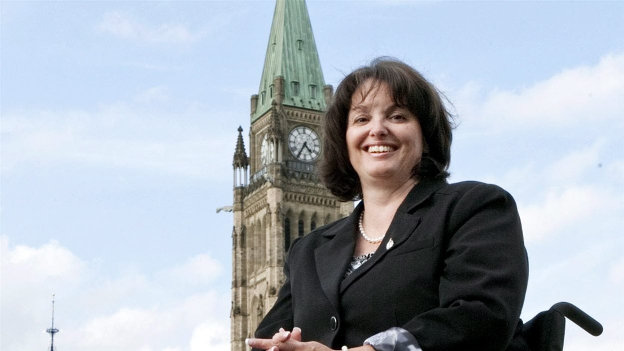 La députée néo-démocrate de Montcalm, Manon Perreault La députée néo-démocrate de Montcalm, Manon Perreault