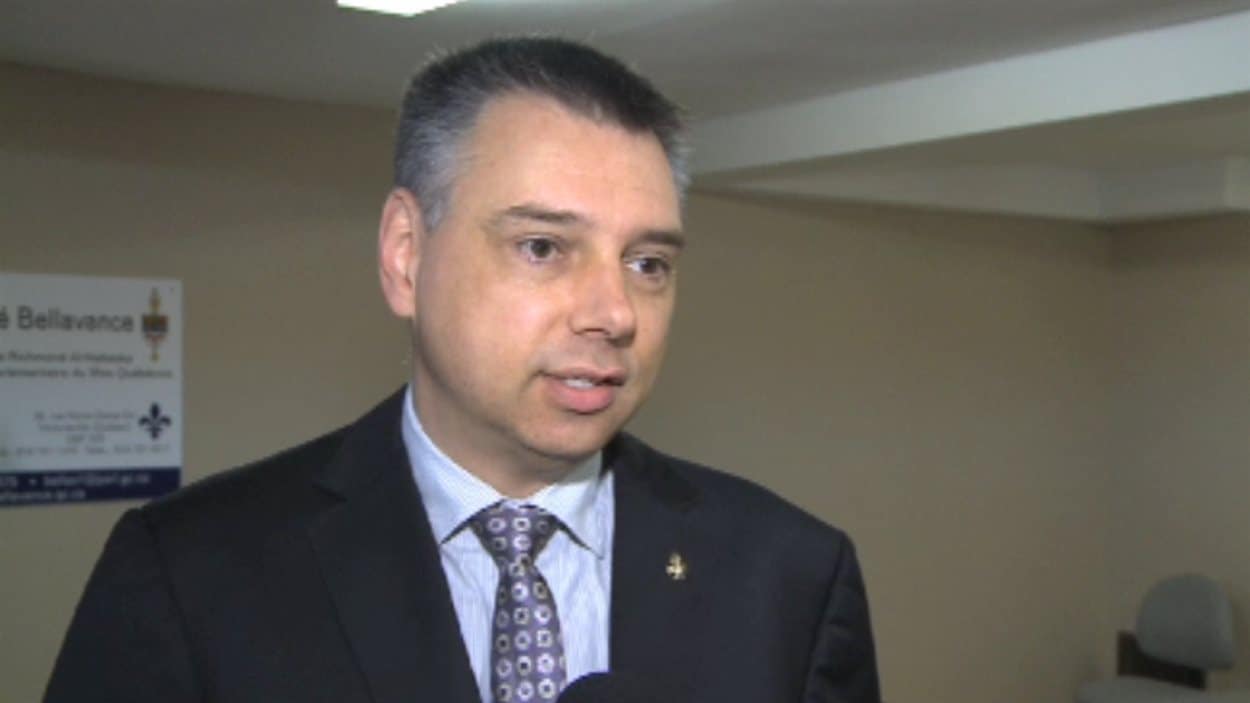 Le député de Richmond-Arthabaska, André Bellavance Le député de Richmond-Arthabaska, André Bellavance