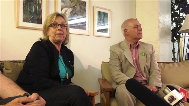 Elizabeth May et David Coon Elizabeth May et David Coon