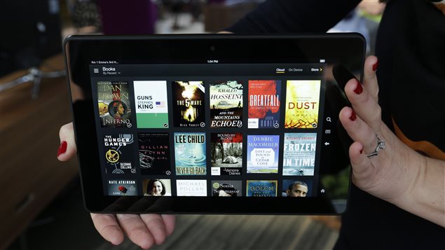 Une tablette Amazon Kindle HDX Une tablette Amazon Kindle HDX