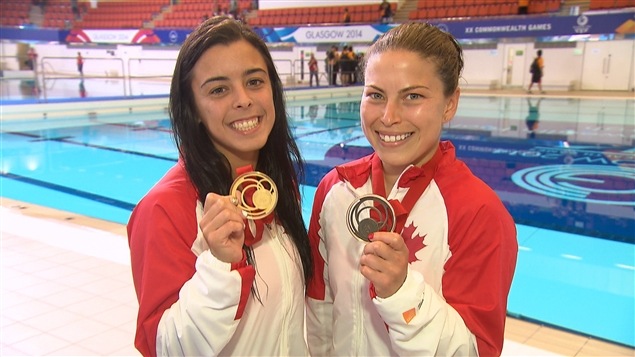Meaghan Benfeito et Roseline Filion Meaghan Benfeito et Roseline Filion