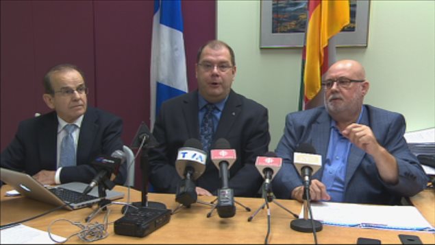 Robert Bouchard, Mario Beaulieu et Claude Patry Robert Bouchard, Mario Beaulieu et Claude Patry