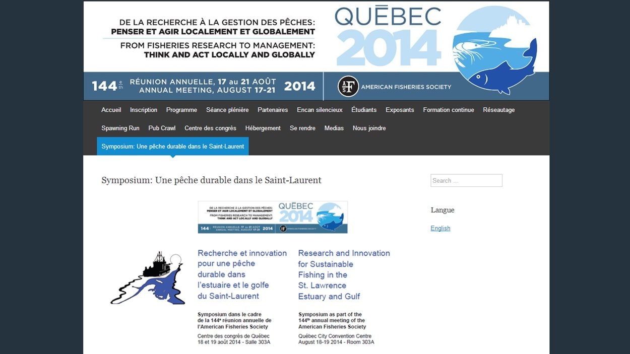 Présentation du Québec lors de la réunion annuelle de l'AFS Présentation du Québec lors de la réunion annuelle de l'AFS