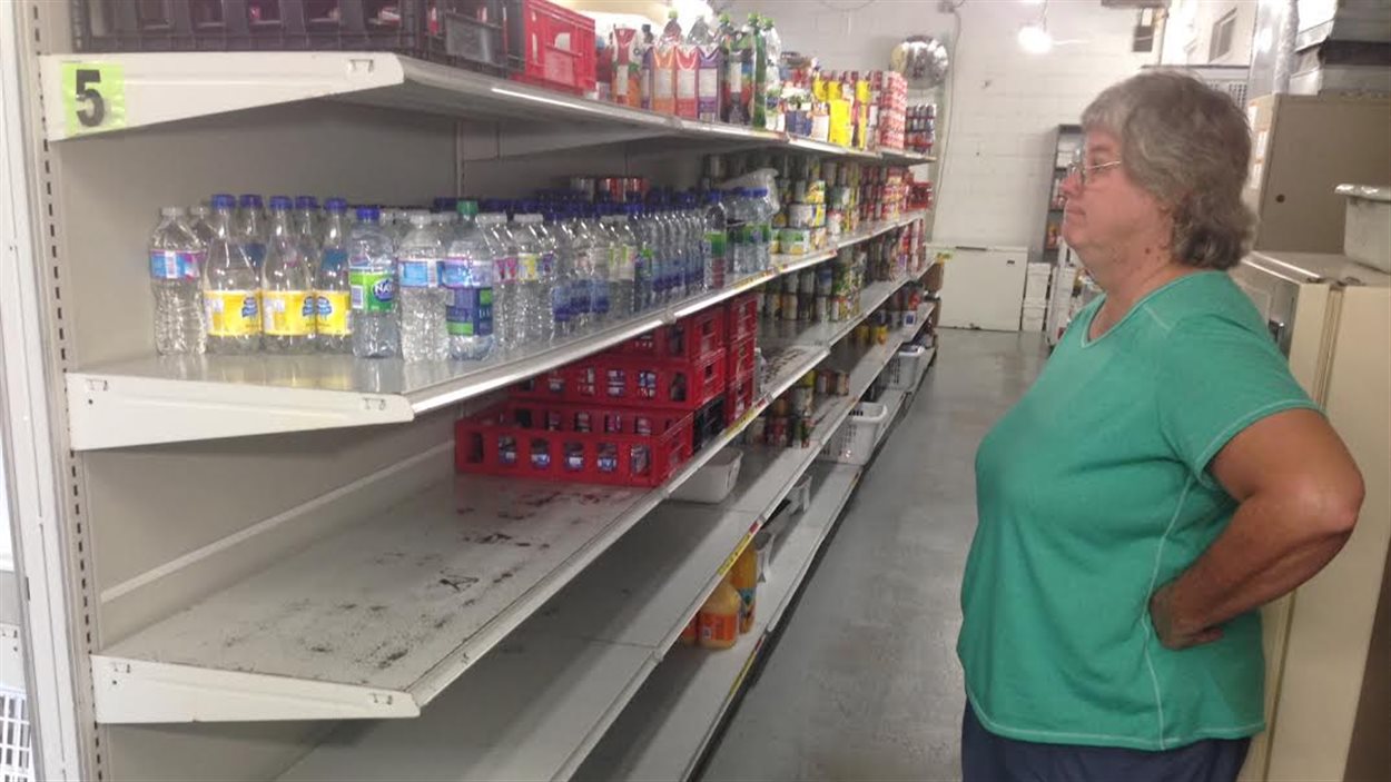 La réserve est presque vide La réserve est presque vide
