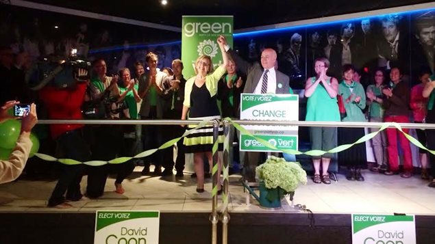 Elizabeth May et David Coon Elizabeth May et David Coon