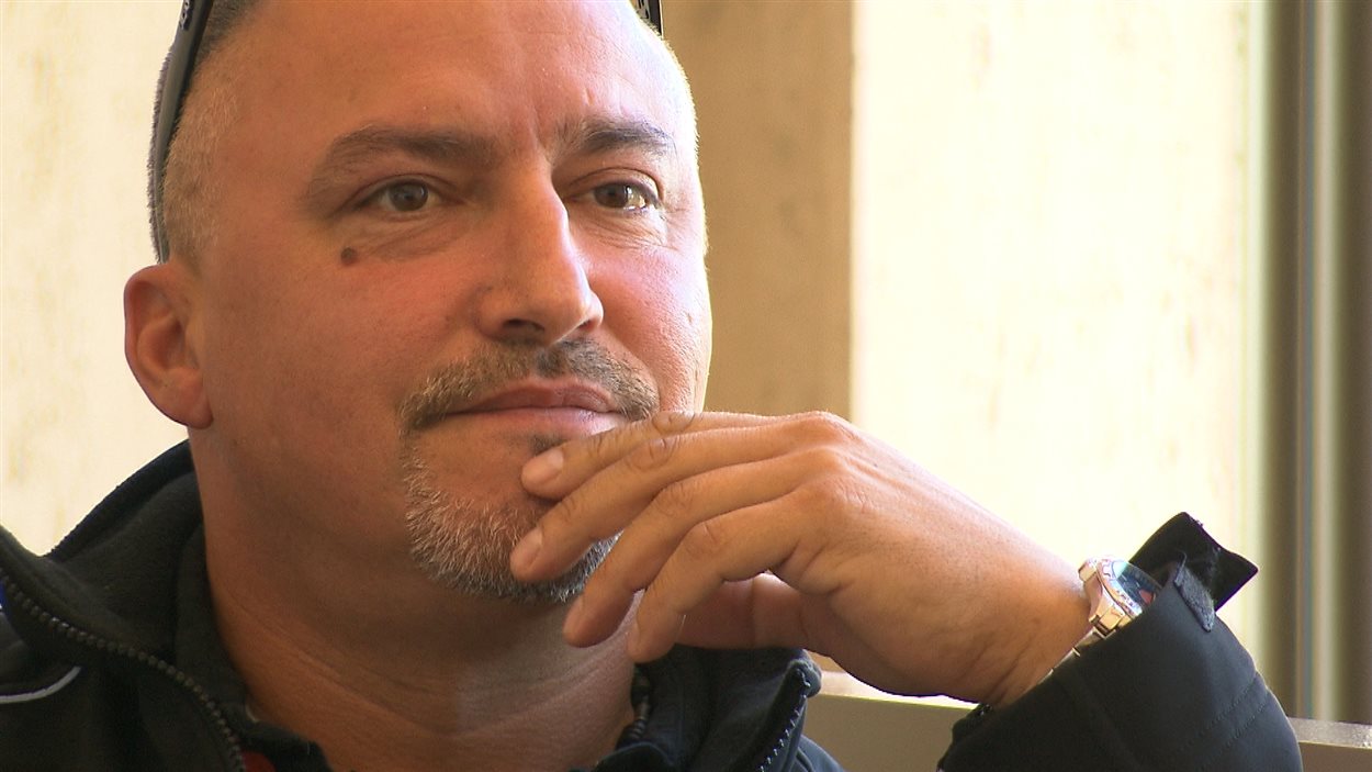 Bernard «Rambo» Gauthier au palais de justice de Sept-Îles Bernard «Rambo» Gauthier au palais de justice de Sept-Îles