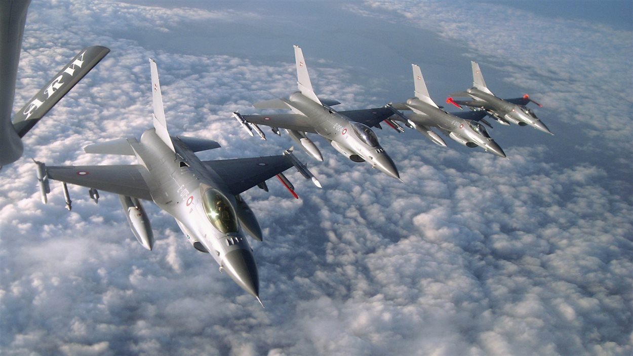 Des chasseurs F-16 danois Des chasseurs F-16 danois