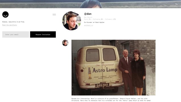 Visuellement, la plateforme d'Ello rappelle celle de Tumblr Visuellement, la plateforme d'Ello rappelle celle de Tumblr