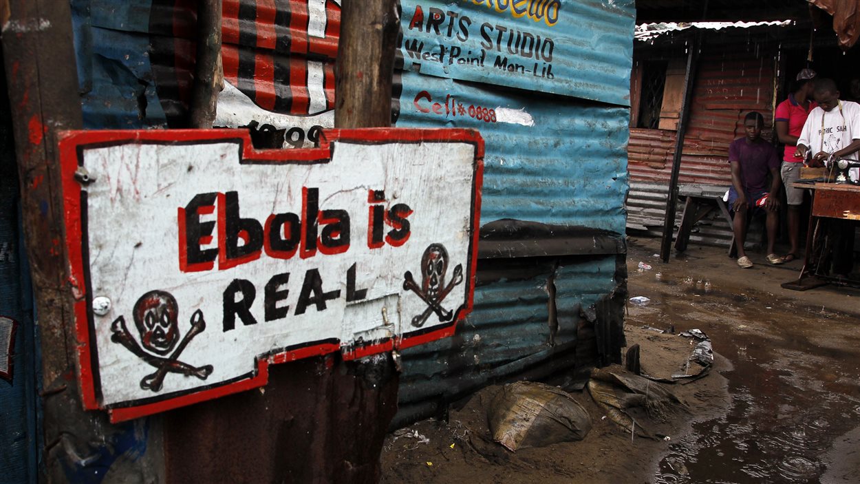 Affiche sur l'Ebola au Liberia Affiche sur l'Ebola au Liberia
