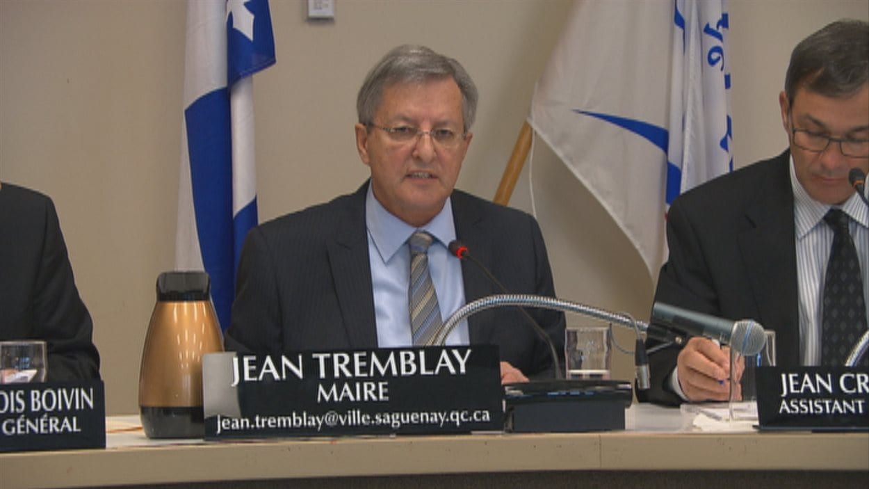 Le maire de Saguenay, Jean Tremblay Le maire de Saguenay, Jean Tremblay