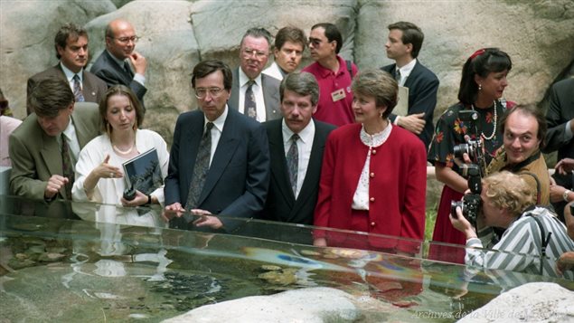 Jean Doré au Biodôme, en 1992 Jean Doré au Biodôme, en 1992
