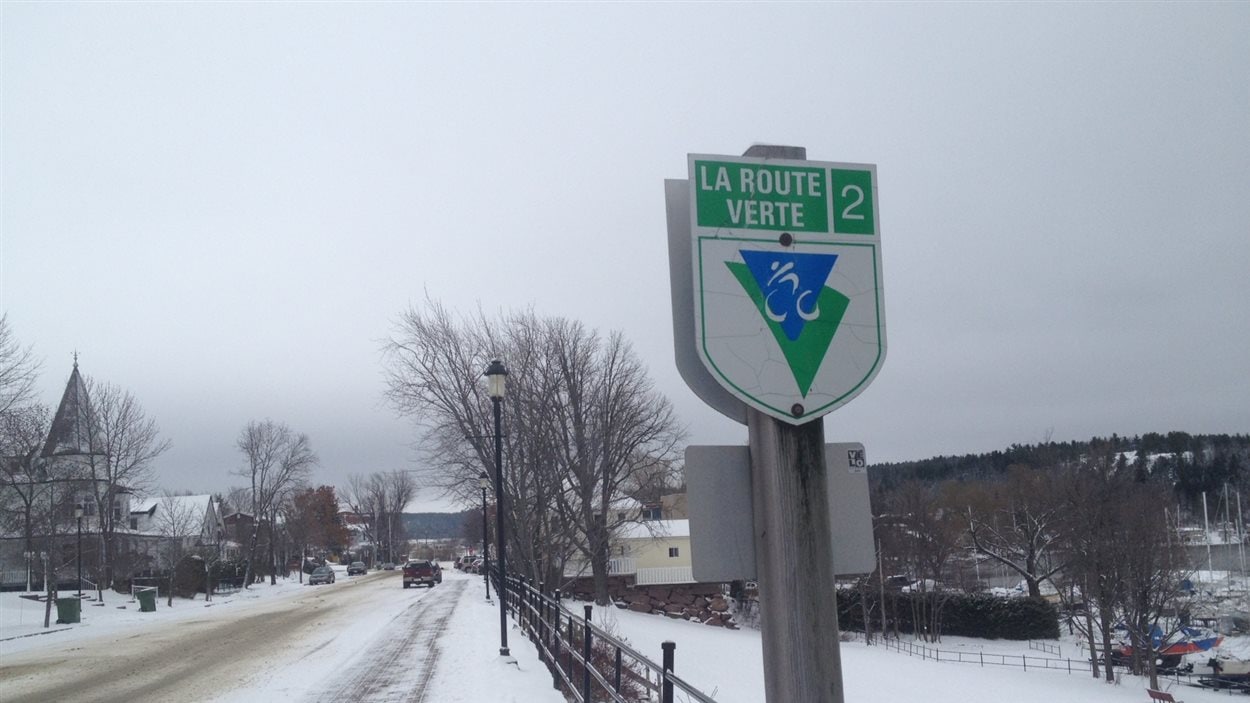 La Route verte, dans le secteur de Ville-Marie La Route verte, dans le secteur de Ville-Marie