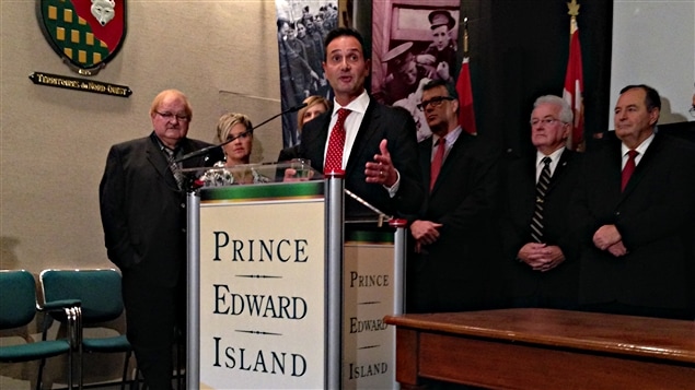 Le premier ministre de l'Île-du-Prince-Édouard, Robert Ghiz Le premier ministre de l'Île-du-Prince-Édouard, Robert Ghiz