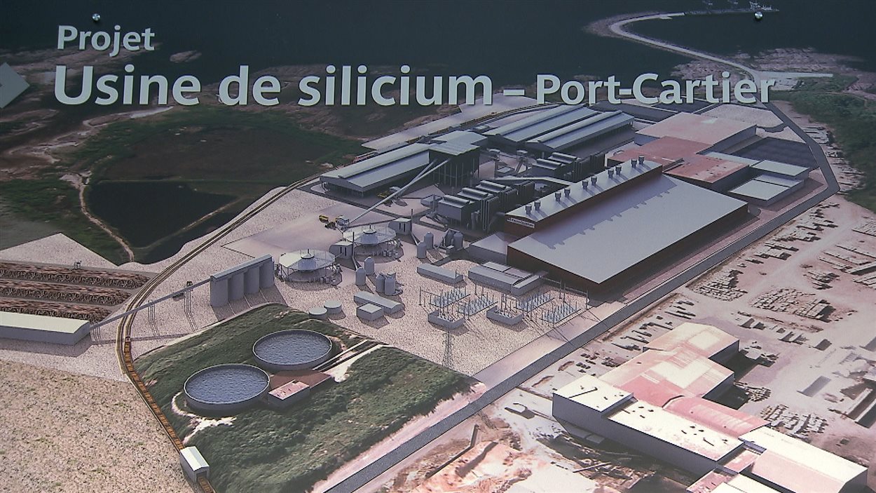 Projet d'usine de silicium de Port-Cartier Projet d'usine de silicium de Port-Cartier