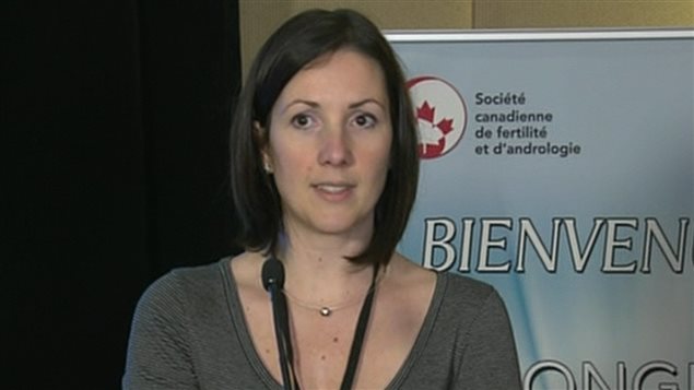 Viginie Kieffer, présidente de l’Association québécoise des couples infertiles Viginie Kieffer, présidente de l’Association québécoise des couples infertiles