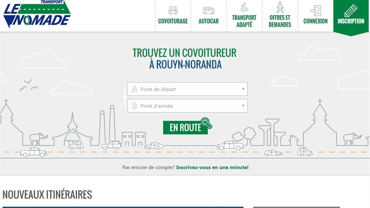 La plateforme web de Transport Le Nomade La plateforme web de Transport Le Nomade
