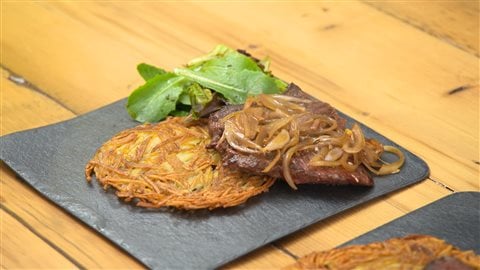 Onglet de boeuf aux échalotes Onglet de boeuf aux échalotes