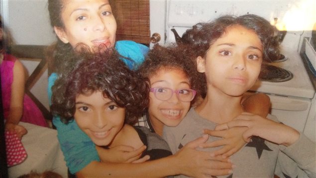 Ensaf Haïdar et ses enfants Ensaf Haïdar et ses enfants