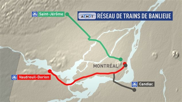 Les lignes de train de banlieue de l'AMT affectées par la grève du CP, lundi Les lignes de train de banlieue de l'AMT affectées par la grève du CP, lundi