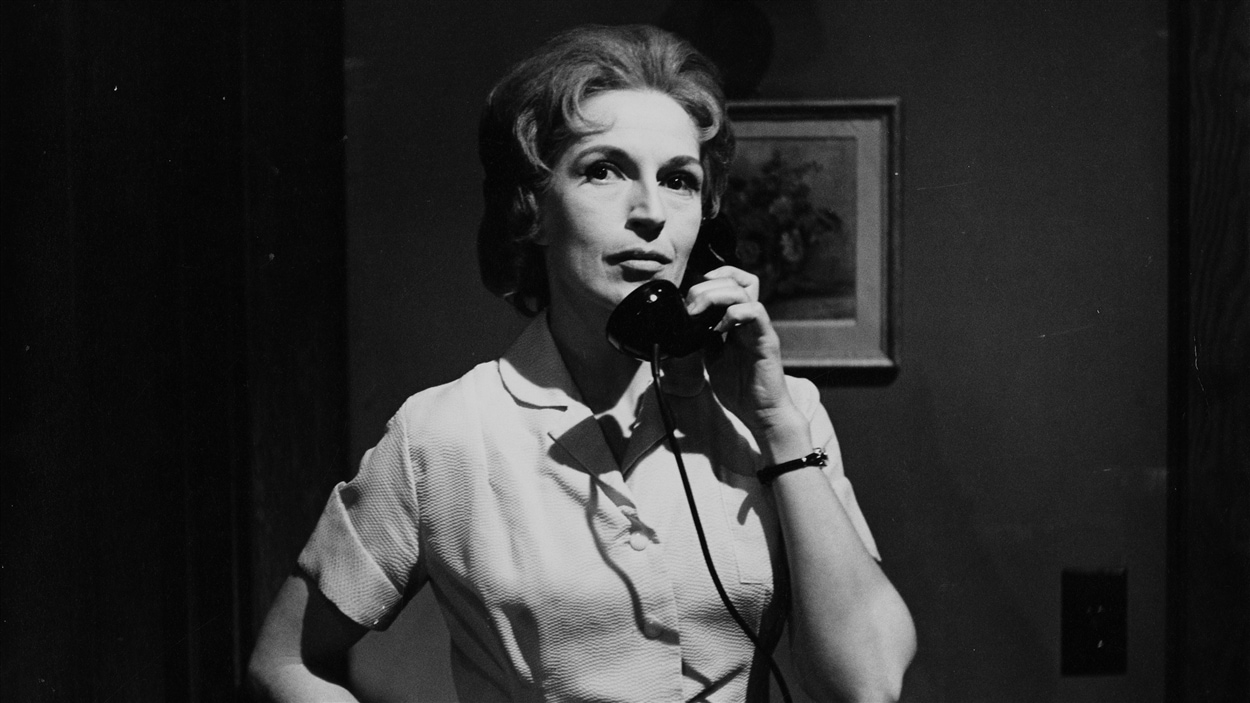 Janine Sutto en 1961 dans « Le mors aux dents ».