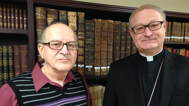 Albert Dugas et Mgr Daniel Jodoin Albert Dugas et Mgr Daniel Jodoin