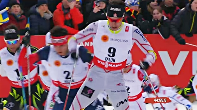 Alex Harvey dans le skiathlon de Falun Alex Harvey dans le skiathlon de Falun