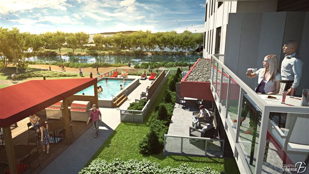 Une piscine sera aménagée sur le site. Une piscine sera aménagée sur le site.