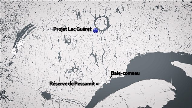 Le projet de mine au lac Guéret Le projet de mine au lac Guéret