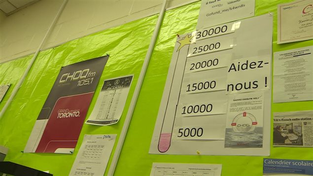 Une campagne de sociofinancement a permis d'amasser 5000 $, bien moins que l'objectif de 30 000 $. Une campagne de sociofinancement a permis d'amasser 5000 $, bien moins que l'objectif de 30 000 $.