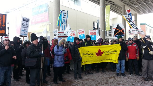 Le rassemblement à Trois-Rivières pour la Journée mondiale de l'eau Le rassemblement à Trois-Rivières pour la Journée mondiale de l'eau
