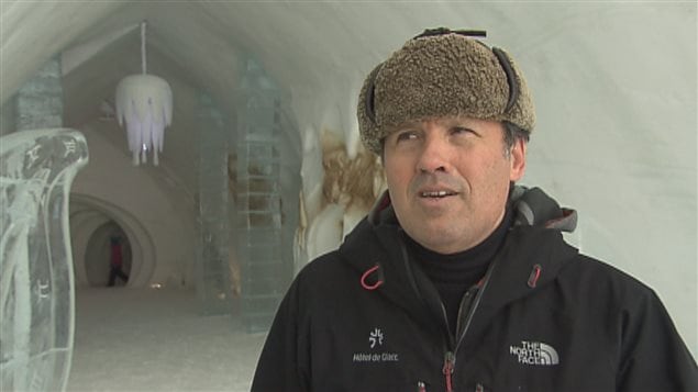 Jacques Desbois, prédisent-directeur général de l'Hôtel de glace Jacques Desbois, prédisent-directeur général de l'Hôtel de glace