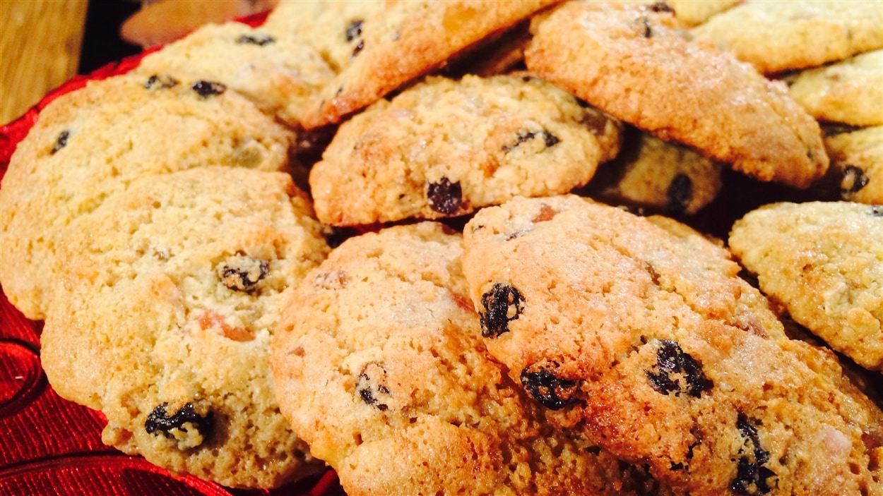 Biscuits à la mélasse de maman et biscuits aux fruits confits Pour Le