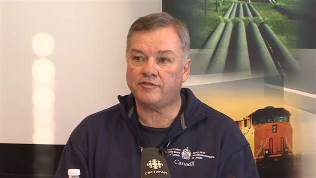 Mike Cunningham, du Bureau de la sécurité des transports du Canada (BST) Mike Cunningham, du Bureau de la sécurité des transports du Canada (BST)